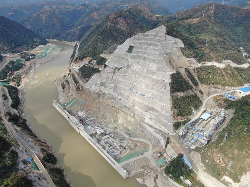 引汉济渭"龙头"黄金峡水利枢纽工程复工复产