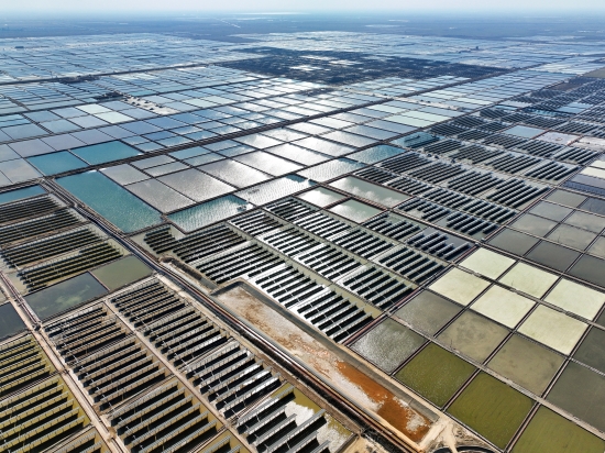 華能山鹽150兆瓦光伏發(fā)電項目首批并網(wǎng)發(fā)電