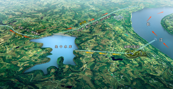 渝西水资源配置工程建设线路效果图.jpg