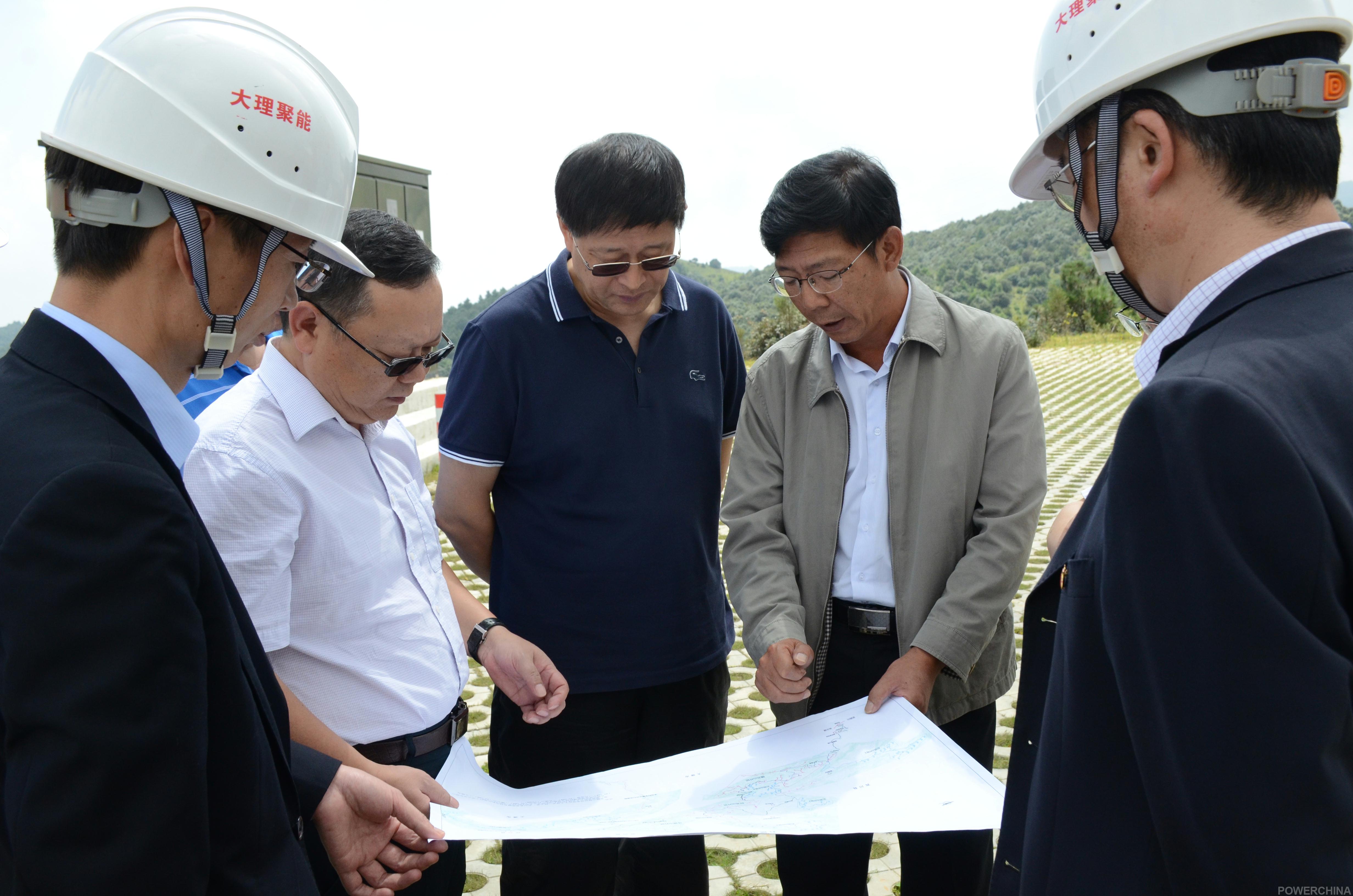 马宗林到水电十四局聚能公司调研