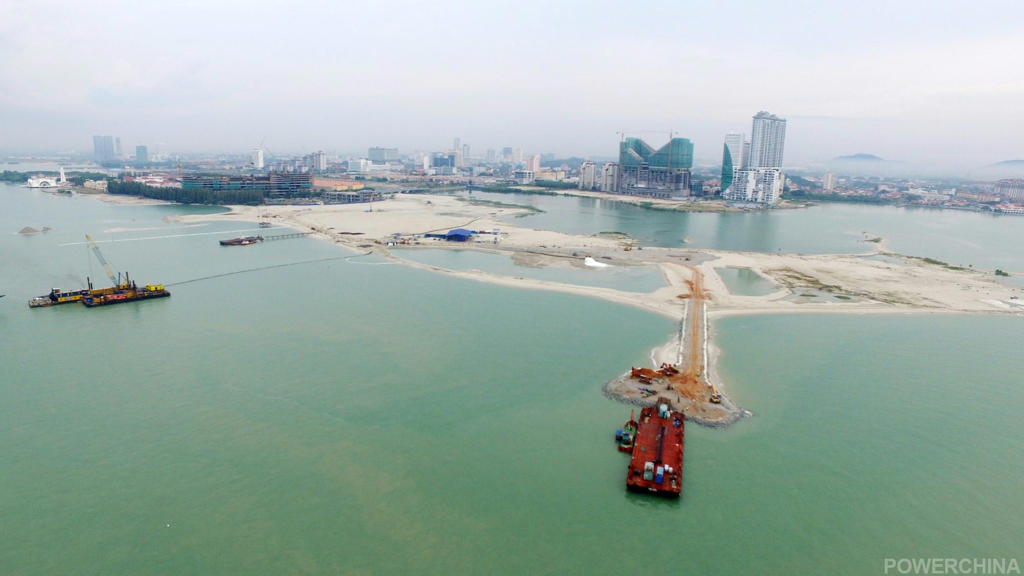 皇京港填海造地项目全景