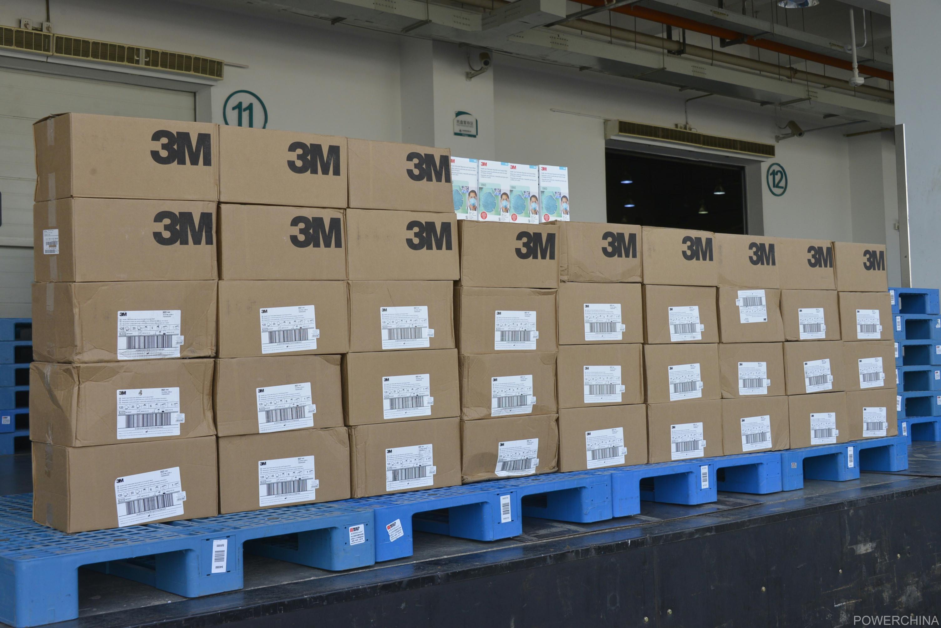 水电十四局捐赠一批n95医用口罩