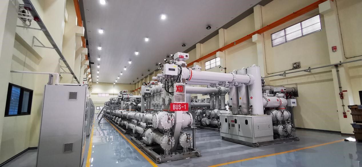 恰图恰变电站使用的中国产230千伏gis设备