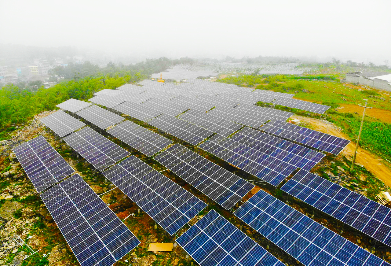 基础设施 贵州乡村振兴重点农业光伏电站首批并网发电