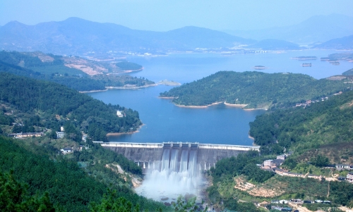 福建省古田溪一级水电站中国建筑工程鲁班奖的福建棉花滩水电站参建获