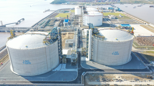 上海LNG儲罐擴建工程正式投運
