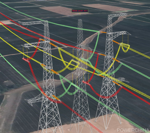 临沂~枣庄~菏泽~石家庄1000kv特高压交流线路中使用的分体式换位塔