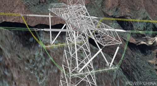 青海~河南±800kv直流特高压线路工程中的双v鼠笼跳线串