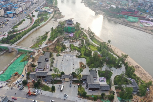 浠水六桥暨一河两岸工程主要新建道路通车