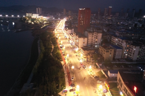 浠水六桥暨一河两岸工程主要新建道路通车