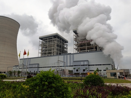 国家对口支援苏区信丰经济建设重大能源项目2号机组蒸汽吹管一次成功