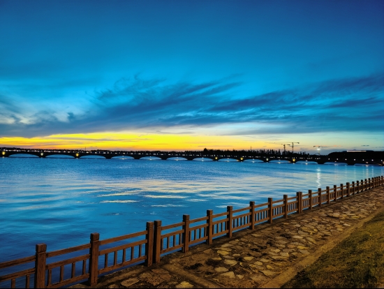 中国电力建设集团 摄影 傍晚的淀山湖畔