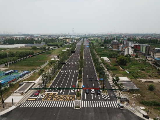 杭州市大江东河景路正式通车