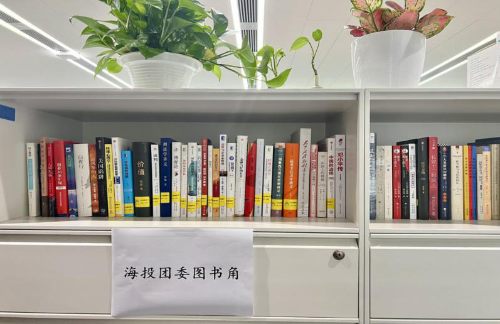 电建海投公司团委升级图书角持续创品牌