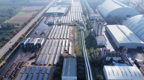 山東一建大唐三門峽EPC光伏項目全容量并網一次成功
